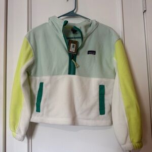 Girls Microdini Cropped Hoody Pullover